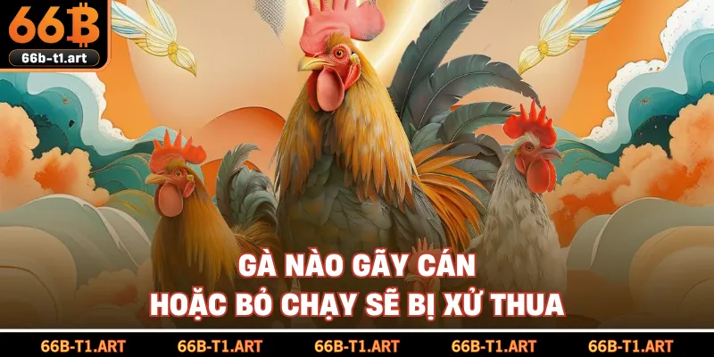 Gà Nào Gãy Cán Hoặc Bỏ Chạy Sẽ Bị Xử Thua